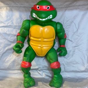 1989 playmates teenage mutant ninja turtles raphael 14in large size